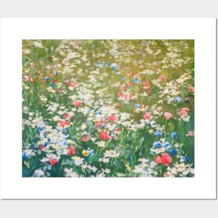 Field of flowers Posters and Art